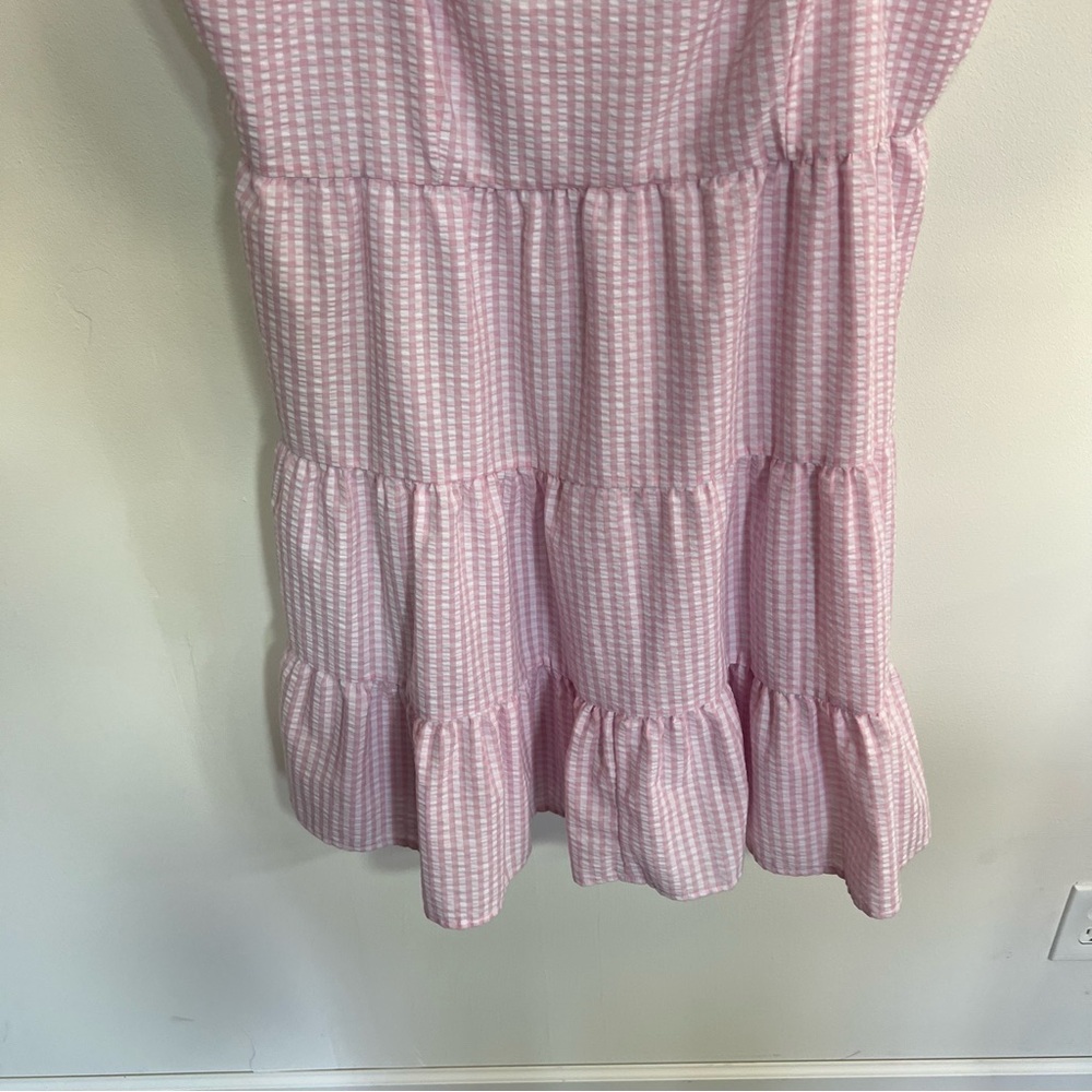 ARULA Pink Gingham Mini Dress - Picture 5 of 13